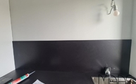 Sirius Dekton Arbeitsplatte und Rückwand im Waschraum montiert