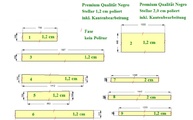 CAD Zeichnung der Silestone Zuschnitte