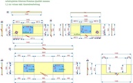 CAD Zeichnung der Silestone Arbeitsplatten und Sockelleisten