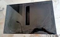 Ceranfeld in der Khalo Dekton Arbeitsplatte