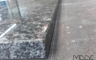 Produktion - Granit Rückwände Pretoria/Black Forest in 2 cm