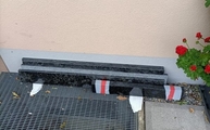 Lieferung der Granit Fensterbänke und Fliesen Wolga Blue in Bad Wörishofen