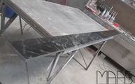 Produktion - Granit Treppe Pretoria in 2 cm Stärke