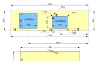 CAD Zeichnung der Arbeitsplatten