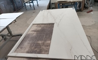 Produktion - Rem Dekton Arbeitsplatte