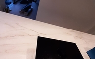Rem Dekton Arbeitsplatte mit Ceranfeld