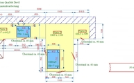 CAD Zeichnung für Devil Black Granit Arbeitsplatten 