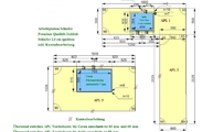 CAD Zeichnung der drei Schiefer Arbeitsplatten