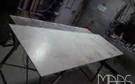 Produktion - Nilium Dekton Rückwand