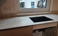 Unterbauspüle in der Nilium Dekton Arbeitsplatte
