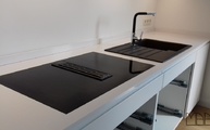 Induktionsfeld in der Blanco Zeus Extreme Silestone Arbeitsplatten