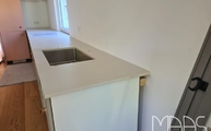 Küchenzeile in Bergisch Gladbach mit Aeris Dekton Arbeitsplatten