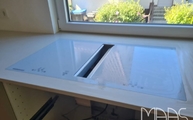 Ceranfeld in der Aeris Dekton Arbeitsplatte
