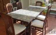 Lieferung: Granit Tischplatte Paradiso Chiaro / Bash