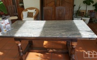 Tischplatte aus dem Granit Paradiso Chiaro / Bash