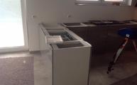 Aufmaß für die Caesarstone Arbeitsplatte