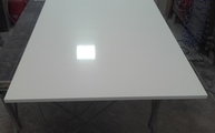 Produktion - Caesarstone Arbeitsplatte 1141 Pure White / Perfect White in 2 cm