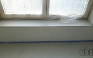 Suede Oberfläche der Silestone Fensterbänke