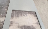 Produktion - Ausschnitt in der Camden Silestone Arbeitsplatte