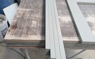 Produktion - Camden Silestone Wischleisten