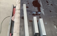 Produktion - Camden Silestone Wischleisten in 5 cm Höhe
