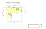 AutoCad Zeichnung für Granit Impala Scuro Arbeitsplatten