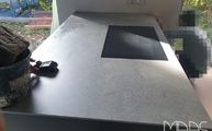 Montage in Berlin der Kreta Dekton Arbeitsplatte