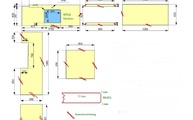 CAD Zeichnung der Infinity Arbeitsplatten