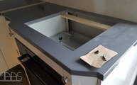 Silestone Kantenvariante: Bleistiftrundung