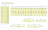 CAD Zeichnung der Granit Sarizzo Aussentreppe