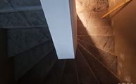 Aufmaß für Granit Viscont White Treppen in Derendingen bei Bern 
