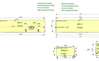 CAD Zeichnung der Dekton Rückwände