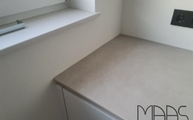 1,2 cm dicke White Concrete Level Keramik Arbeitsplatte