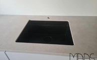 Ceranfeld in der White Concrete Level Keramik Arbeitsplatte