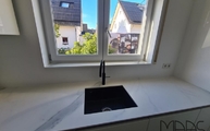 Unterbauspüle in der Aria White Porcelanosa Arbeitsplatte