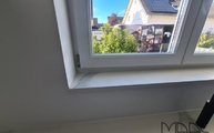 Montage der Aria White Porcelanosa Fensterbank