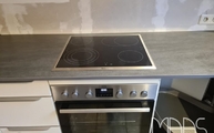 Ceranfeld in der Bromo Dekton Arbeitsplatte
