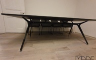 Esstisch mit Level Tischplatte Calacatta Black