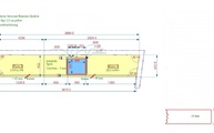 CAD Zeichnung der Silestone Arbeitsplatten