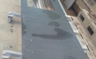 Produktion - Eter Dekton Arbeitsplatte mit Ausschnitt