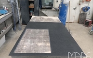 Produktion - Eter Dekton Arbeitsplatte für die Kücheninsel