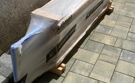 Lieferung in Bonn der Ethereal Glow Silestone Abdeckplatte