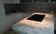 Polierte Granit Arbeitsplatte Ivory Brown