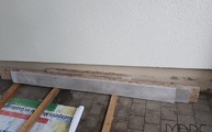 Granit Fensterbänke Ivory Brown / Shivakashi in Bonn geliefert