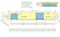 CAD Zeichnung der Küchenzeile in Bonn