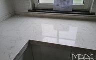 Polierte Lagoon Silestone Arbeitsplatten