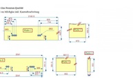 CAD Zeichnung Glasrückwände Milchglas