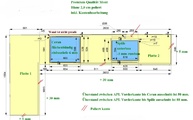Zeichnung der Quarzit Arbeitsplatten