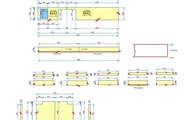 CAD Zeichnung der Granit Produkte aus Raw Silk 