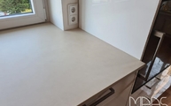 Ausklinkungen in der Sasea Dekton Arbeitsplatte